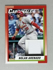 2025 Topps Series 1 Nolan Arenado 1990 Topps Baseball Relics #T90R-NAR Cardinals