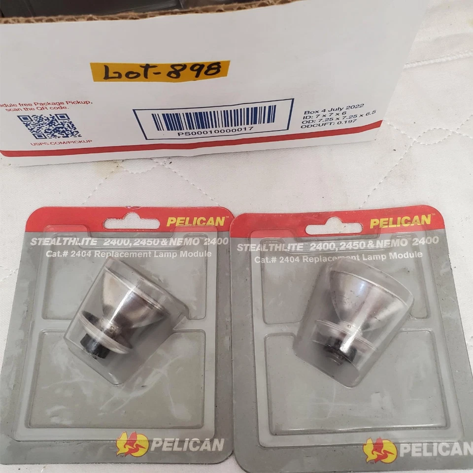 Lote de 14 Linternas Pelican Stealthlite 2400 2450 Nemo 2400 LOTE-898 Foto 2 de 4
