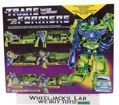 Devastator Transformers Walmart Exclusive 2017 Hasbro G1 Re-Issue NEW SEALED