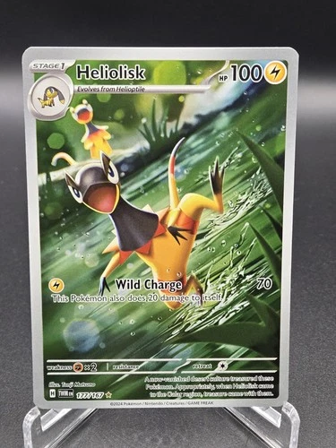 Pokémon TCG Heliolisk 177/167 Twilight Masquerade Illustration Rare NM Condition