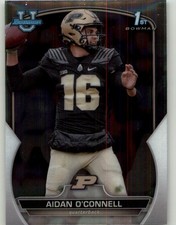 2022 Bowman University Chrome Aidan O'Connell #60 Purdue Boilermakers