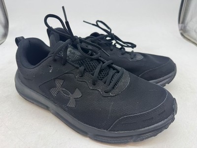 Under Armour Charged Assert 10 Athletic Running Sneakers Mens Black - 12 WIDE