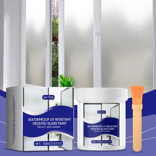 Frosted Glass Paint Uv Resistant Window Privacy Paint Frosted Glass Paint - Picture 2 of 6