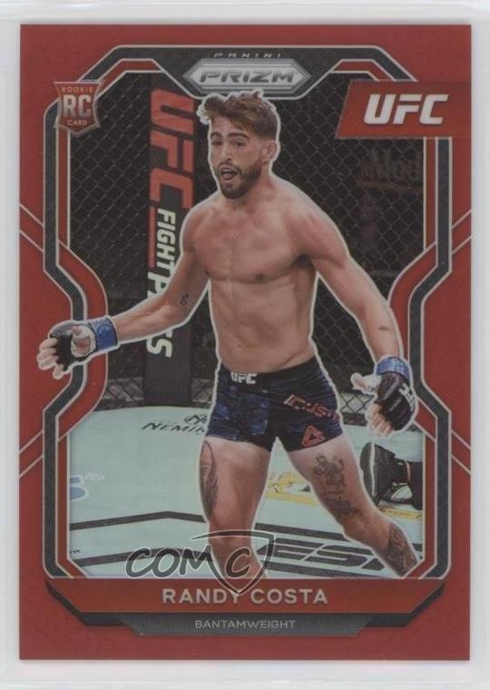 2021 Panini Prizm UFC Red Prizm 214/275 Randy Costa #89 0c4p