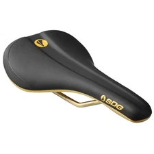 SDG Bel-Air V3 Max Saddle with Lux Alloy Rails - Microfiber Top, Galctic Gold