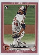 2022 Topps Series 2 Mother's Day Hot Pink 16/50 Marcos Diplan #517 ff8