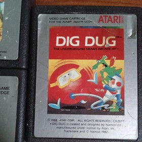 Atari 7800 2600 Game Lot of 11 - Fatal Run, Donkey Kong, Tower Toppler, Dig Dug