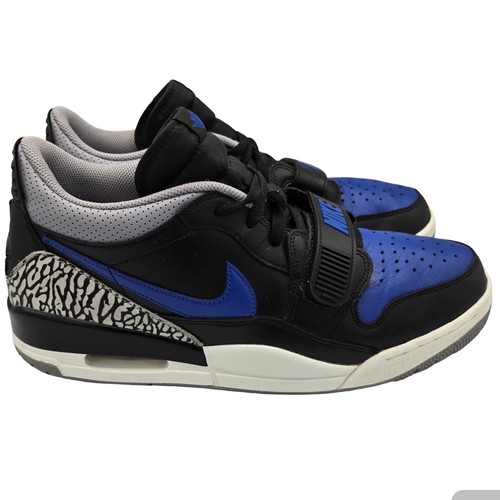 Nike Air Jordan Legacy 312 Low Mens Size 12 Black Blue Basketball Shoes Sneakers - Picture 4 of 11