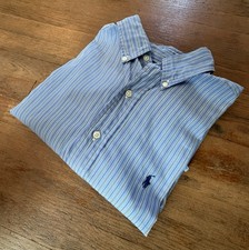 Ralph Lauren Mens Long Sleeve Button Down Shirt Classic Fit 16 1/2 Large