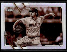 2021 Topps Chrome #97 Ryan Weathers Sepia Refractor Baseball Card 0603O