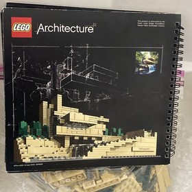Vintage LEGO Falling Water 21005 W/ Instruction Book Frank Lloyd Wright Retired