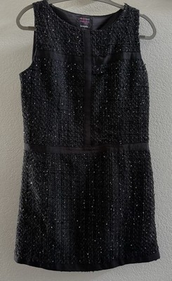 Giambattista Valli For Impulse 6 Black Sequin Dress