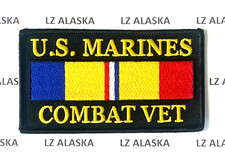 U.S. MARINES COMBAT VET (COMBAT ACTION RIBBON) PATCH (MC) USMC