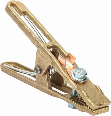 Pinza tierra soldadura 260 500A laton con agarre cobre resistente duradera 