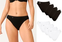 Sloggi Basic+ Tai Brief Ladies Cotton Rich Knickers Underwear (4 PACK)
