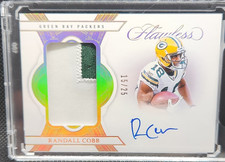 Panini Flawless Randall Cobb Patch Autograph 15/25 Green Bay Packers Football