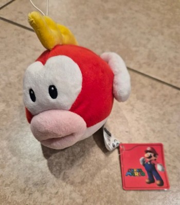   Super Mario Cheep Cheep Plush 7    Little Buddy Fish w/ Tags  ️ Nintendo