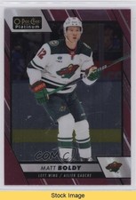 2023-24 O-Pee-Chee Platinum Matte Pink Matt Boldy #83 READ 1e7g