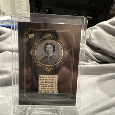 Clara Barton Relic Super Pieces of the Past Authentic Historic Document r-cb