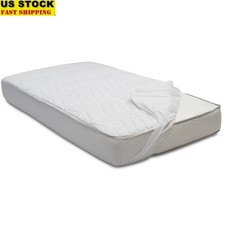 DualCool Technology Crib Mattress Pad Waterproof Cotton Cover Baby Toddler New