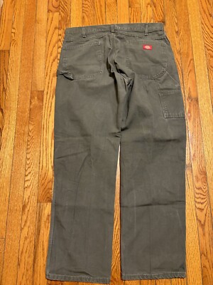 パンツ archive grunge dickies cargo denim pants Dickies Cargo Pants Y2K Carpenter Jeans Olive Green Paint