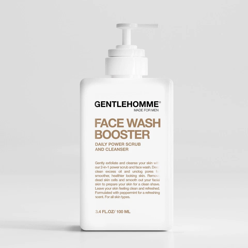 Gentlehomme Face Wash Booster - 2-in-1 Power Scrub - Travel Size - 3 PACK - Image 2 of 4