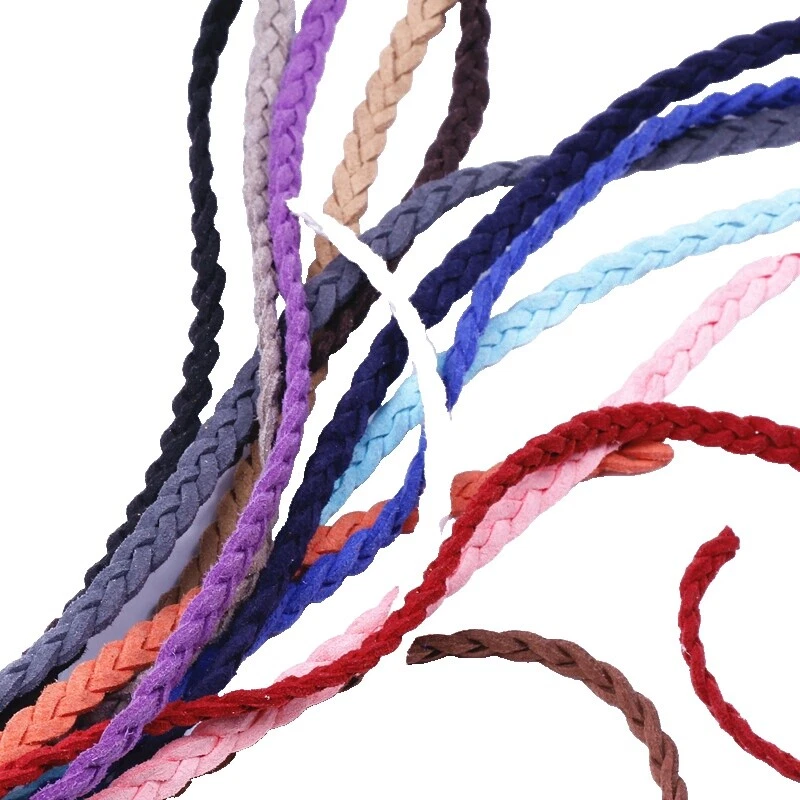 Cables de Fabricación de Joyas Multicolor Gamuza