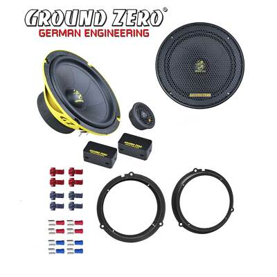 Ground Zero Auto SPL Lautsprecher System 16,5cm für Ford Fiesta VI 5-Türer