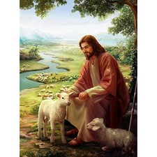Jesus 5D Diamond Art Kit for Adults DIY Full Drill 12x16 Inch