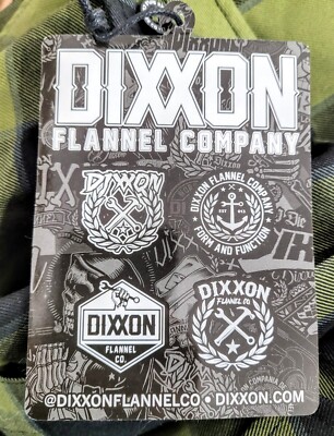 Dixxon Black Rifle Coffee Co, Flannel Long Sleeve Shirt, Sz