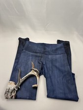 VENOR Whitetail Athletic Leggings Womens Sz 2 XS Cowboy Blue Skull Made In USA!