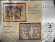1988 The Creative Circle Autumn Afternoon Needlepoint Kit 1528 OOP