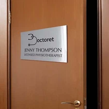 Wall Mounted Engraved Acrylic Company/ Office Room Name