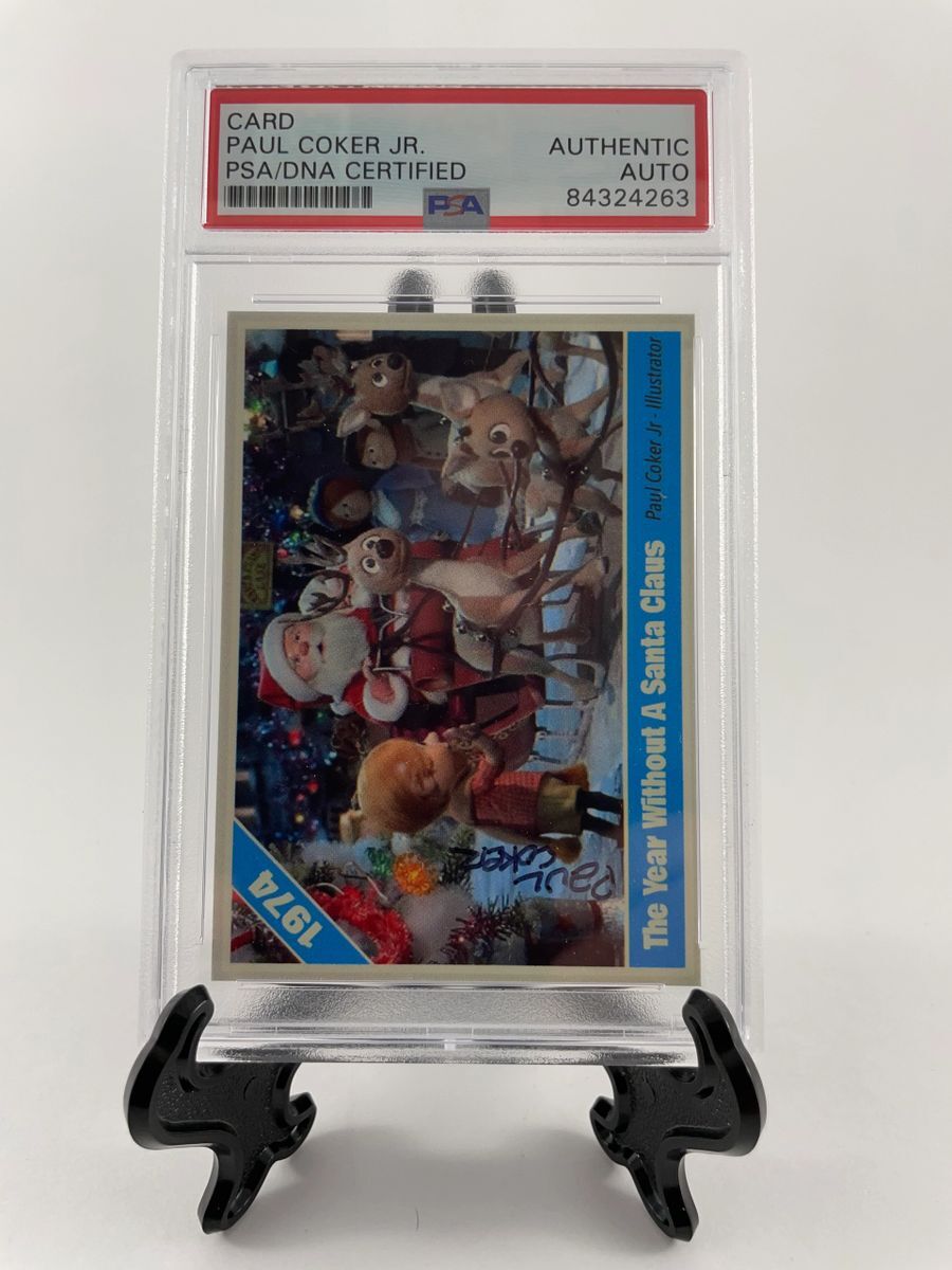 Paul Coker Jr Signed The Year Without A Santa Custom Card Paul Coker Jr Signed The Year Without A Santa Custom Card