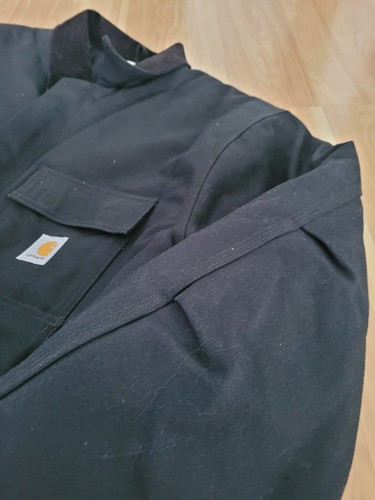 2XL CARHARTT C03 ARTIC DUCK Coat TRADITIONAL Jacket 50 Reg Black Winter Quilted - Picture 12 of 20