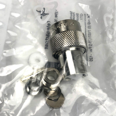Telegartner 50Ω gerade Kabelhalterung, N-Stecker, Stecker. J01020B1276. 2 Stück