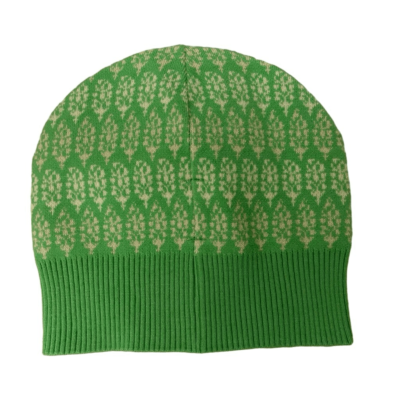 Free people beanie green cream new | eBay display picture 2