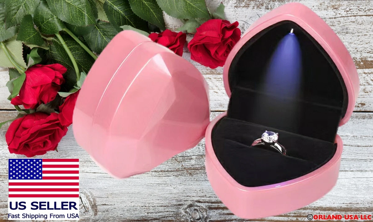 Led engagement ring box outlet