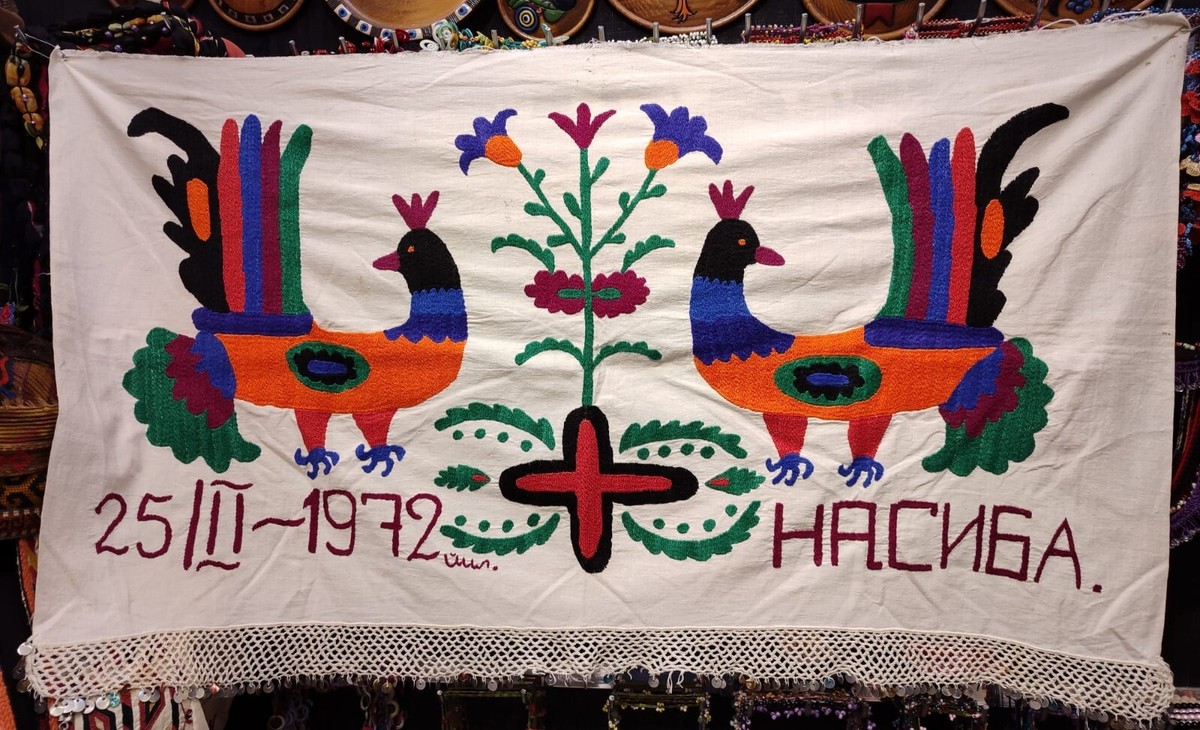 Vintage Uzbek Pictured Wall Hanging | eBay