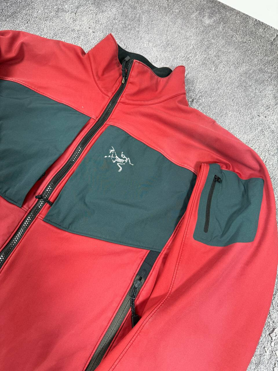 ARC'TERYX Giacca Softshell Vintage Arcteryx Gamma Rosso Uomo Taglia L