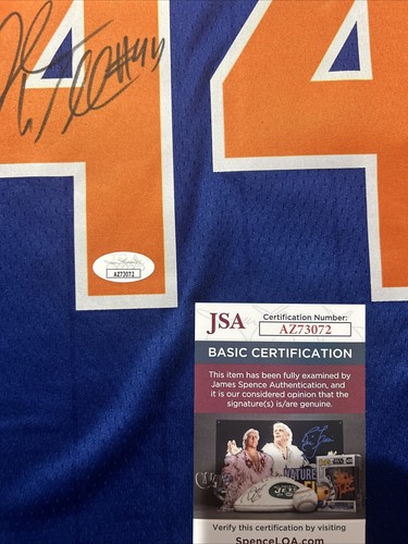 NEW YORK KNICKS- JOHN WALLACE SIGNED AUTOGRAPH JERSEY JSA COA CITY EDITION - Picture 5 of 6