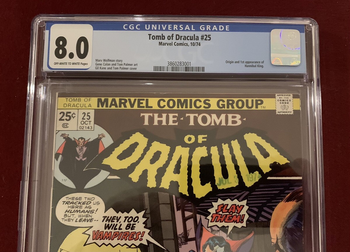 Marvel Tomb of Dracula 25 1st First appearance Hannibal King