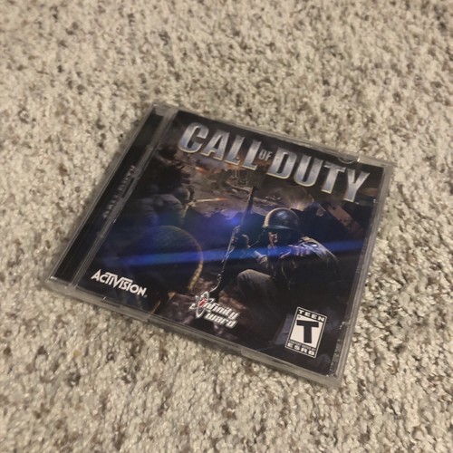 Original Call of Duty 1 PC CD-ROM 2003 Activision Infinity Ward Windows ...