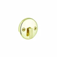 Plumb Craft Polished Brass Bath Plate w/Trip Lever, 76-5951