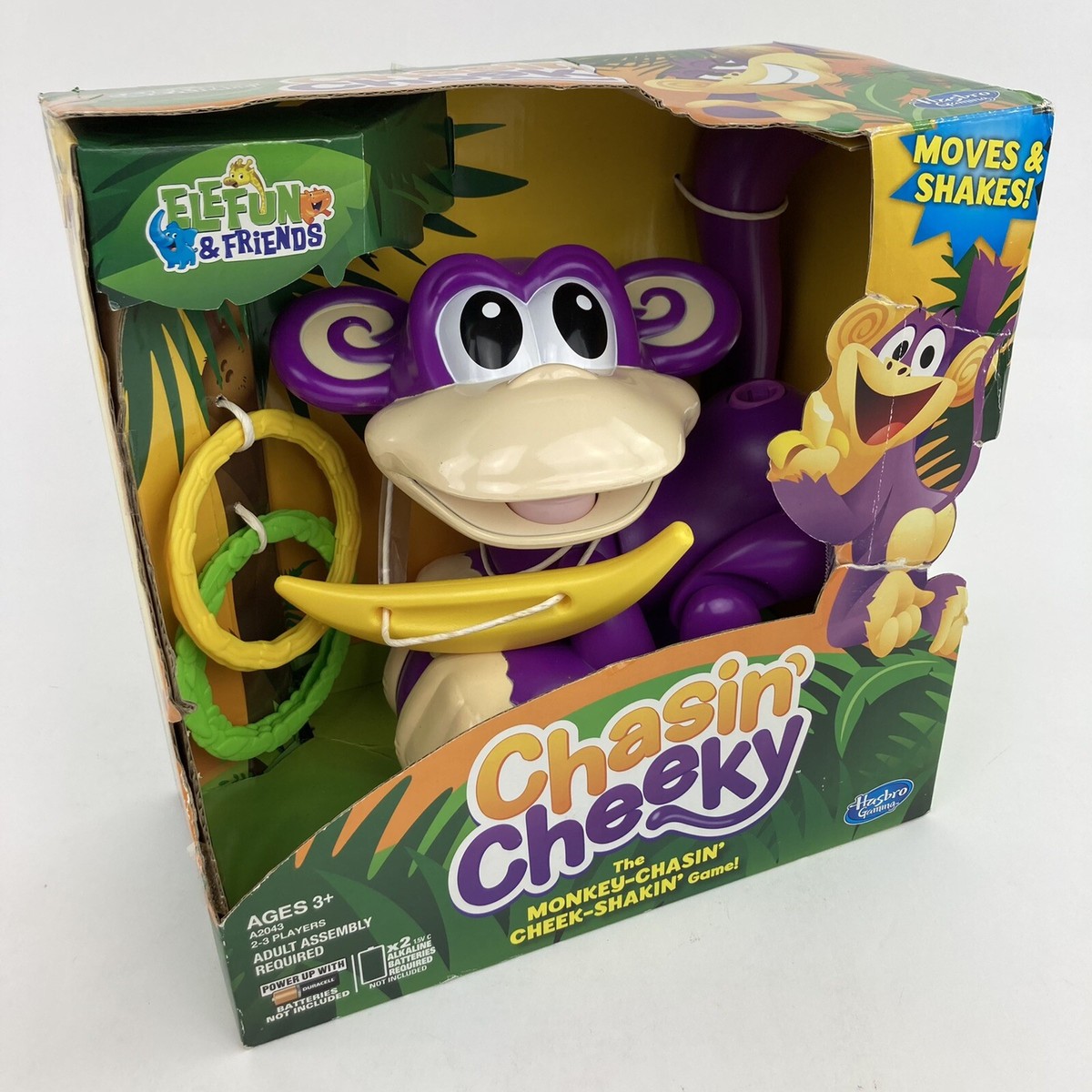 ◆んちゃばいちゃモンスターパニックGAMEBOX SEVEN３台セット09092 Hasbro Chasin' Cheeky Elefun Friends Game Monkey Banana Brand New