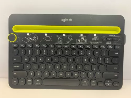 Logitech K480 Wireless Keyboard TESTED WORKS TESTED OFFICE ACCESSORIES!