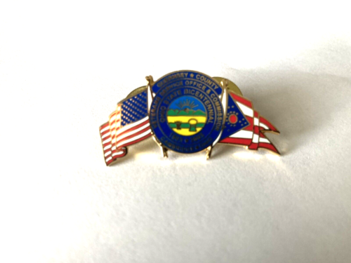 Pin de Cambridge Ohio de la Oficina de Servicio para Veteranos y Comisionado del Condado de Guernsey - Imagen 1 de 1