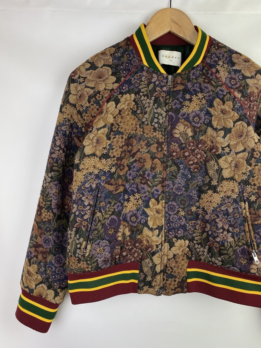★美品★ Sandro ジャケット SANDRO バイカラー デニムジャケット | ニュートラル | FARFETCH JP