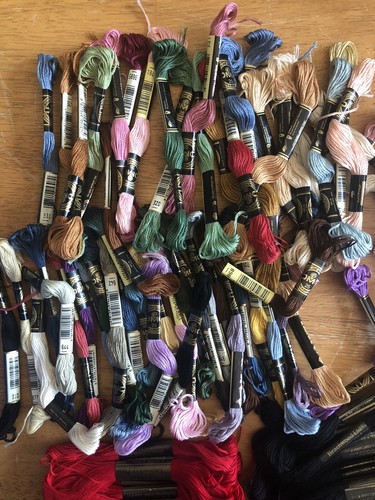 Lot of 162 Skeins Vintage DMC & Beachwood Embroidery Floss Cross Stitch Thread - Picture 2 of 8