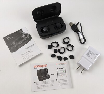 Wireless Bluetooth Earbuds Aminy U-Air6 Sport Earphones with Charger NEW Sealed